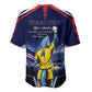 Personalized Cape Verde Blue Sharks Baseball Jersey African Pride Dynamic Stadium Soccer Graphic Art