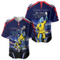 Personalized Cape Verde Blue Sharks Baseball Jersey African Pride Dynamic Stadium Soccer Graphic Art