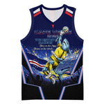 Personalized Cape Verde Blue Sharks Basketball Jersey African Pride Dynamic Stadium Soccer Graphic Art