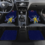 Personalized Cape Verde Blue Sharks Car Mats African Pride Dynamic Stadium Soccer Graphic Art