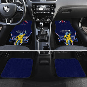 Personalized Cape Verde Blue Sharks Car Mats African Pride Dynamic Stadium Soccer Graphic Art