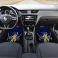 Personalized Cape Verde Blue Sharks Car Mats African Pride Dynamic Stadium Soccer Graphic Art