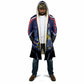 Personalized Cape Verde Blue Sharks Cloak African Pride Dynamic Stadium Soccer Graphic Art