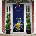 Personalized Cape Verde Blue Sharks Door Cover African Pride Dynamic Stadium Soccer Graphic Art