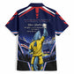Personalized Cape Verde Blue Sharks Hawaiian Shirt African Pride Dynamic Stadium Soccer Graphic Art