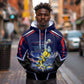 Personalized Cape Verde Blue Sharks Hoodie African Pride Dynamic Stadium Soccer Graphic Art