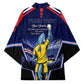 Personalized Cape Verde Blue Sharks Kimono African Pride Dynamic Stadium Soccer Graphic Art