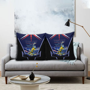 Personalized Cape Verde Blue Sharks Pillow Cover African Pride Dynamic Stadium Soccer Graphic Art