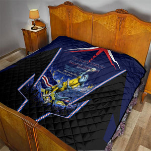 Personalized Cape Verde Blue Sharks Quilt African Pride Dynamic Stadium Soccer Graphic Art