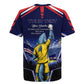 Personalized Cape Verde Blue Sharks Rugby Jersey African Pride Dynamic Stadium Soccer Graphic Art