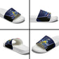 Personalized Cape Verde Blue Sharks Slide Sandals African Pride Dynamic Stadium Soccer Graphic Art