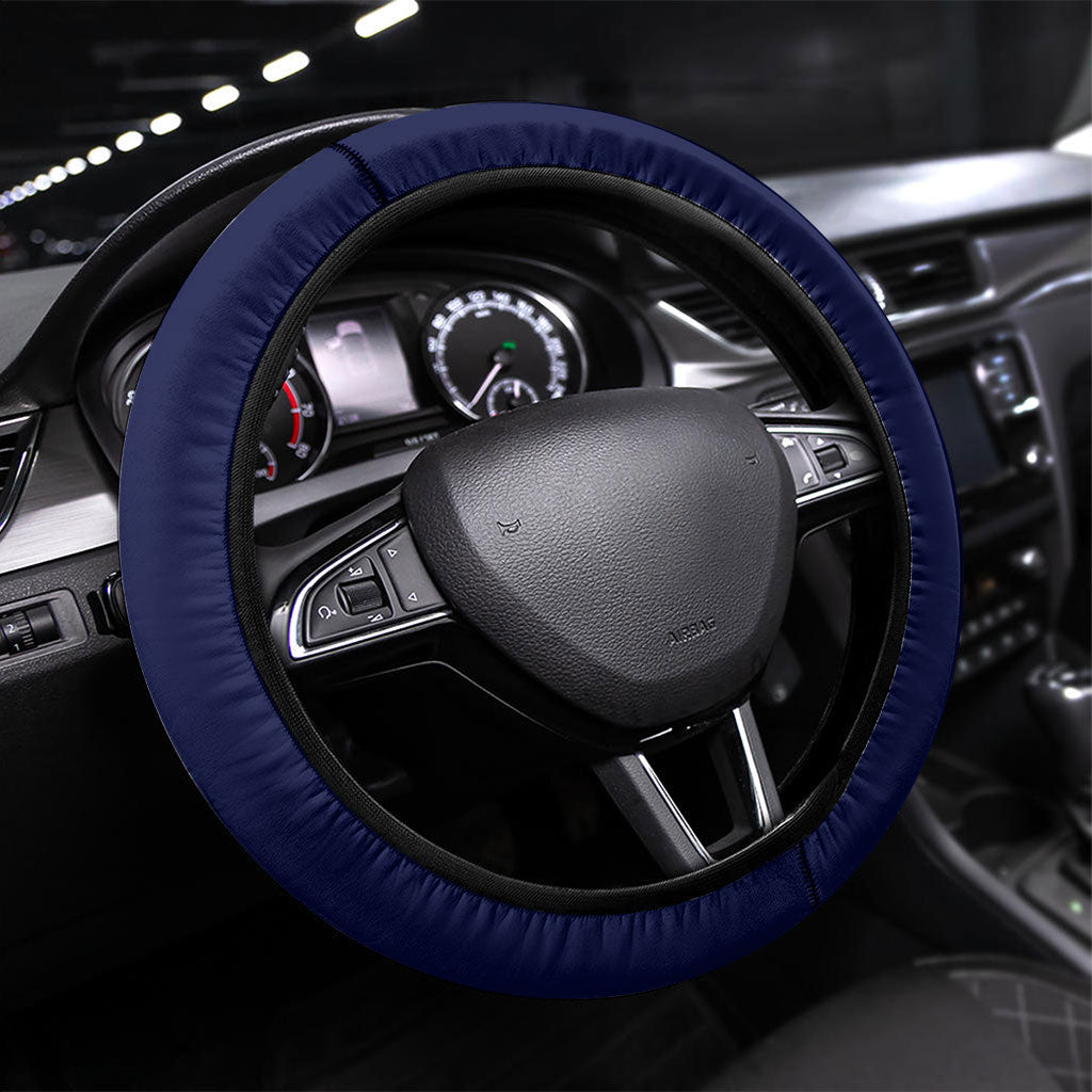 Cape Verde Blue Sharks Steering Wheel Cover African Pride Dynamic Stadium Soccer Graphic Art