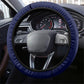 Cape Verde Blue Sharks Steering Wheel Cover African Pride Dynamic Stadium Soccer Graphic Art