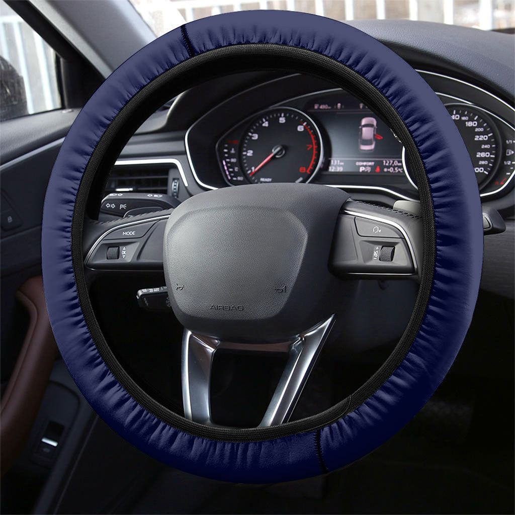 Cape Verde Blue Sharks Steering Wheel Cover African Pride Dynamic Stadium Soccer Graphic Art