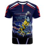 Personalized Cape Verde Blue Sharks T shirt African Pride Dynamic Stadium Soccer Graphic Art