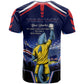 Personalized Cape Verde Blue Sharks T shirt African Pride Dynamic Stadium Soccer Graphic Art