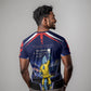 Personalized Cape Verde Blue Sharks T shirt African Pride Dynamic Stadium Soccer Graphic Art
