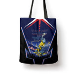 Personalized Cape Verde Blue Sharks Tote Bag African Pride Dynamic Stadium Soccer Graphic Art