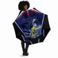 Personalized Cape Verde Blue Sharks Umbrella African Pride Dynamic Stadium Soccer Graphic Art