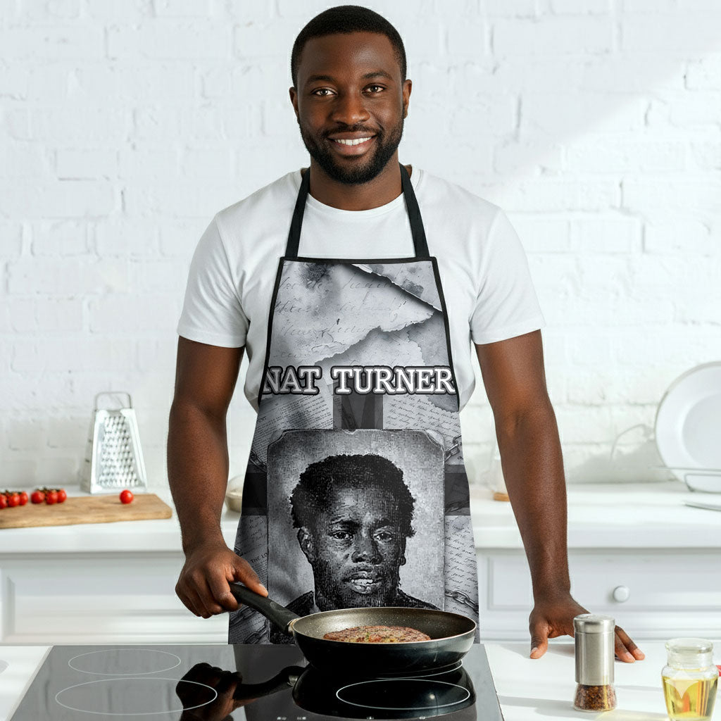 Nat Turner Apron Black History Rebellion - Vintage Newspaper