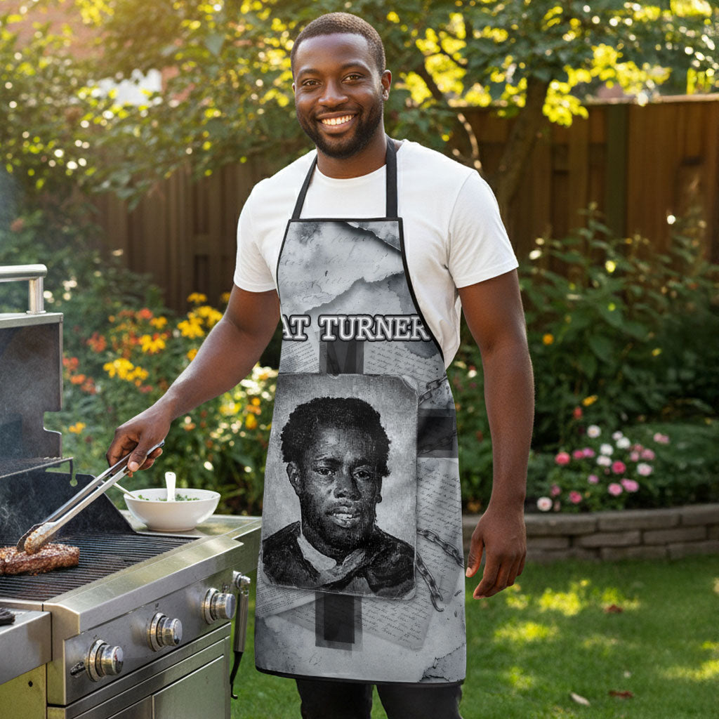 Nat Turner Apron Black History Rebellion - Vintage Newspaper