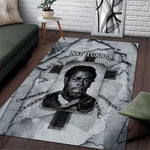 Nat Turner Area Rug Black History Rebellion - Vintage Newspaper