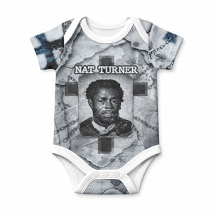 Nat Turner Baby Onesie Black History Rebellion - Vintage Newspaper