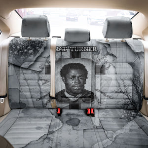 Nat Turner Back Car Seat Cover Black History Rebellion - Vintage Newspaper