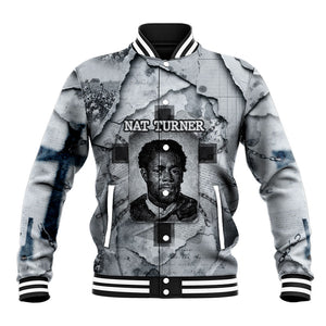 Nat Turner Baseball Jacket Black History Rebellion - Vintage Newspaper