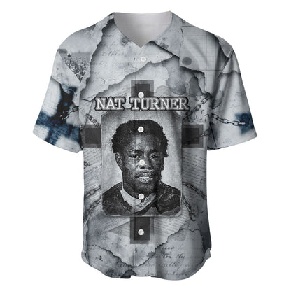 Nat Turner Baseball Jersey Black History Rebellion - Vintage Newspaper