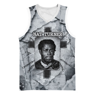 Nat Turner Basketball Jersey Black History Rebellion - Vintage Newspaper