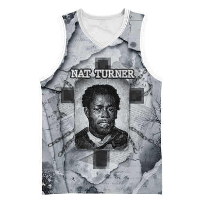 Nat Turner Basketball Jersey Black History Rebellion - Vintage Newspaper