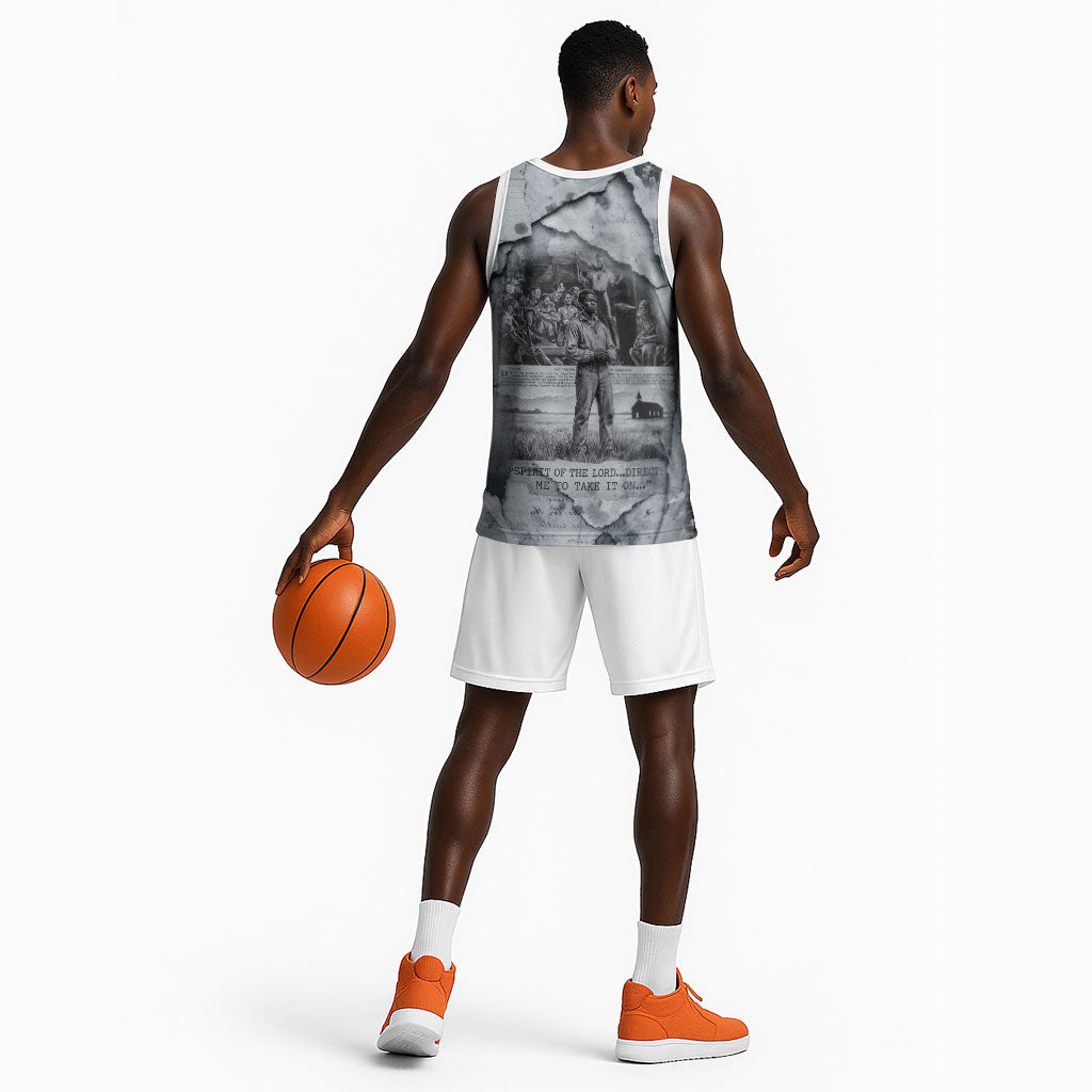 Nat Turner Basketball Jersey Black History Rebellion - Vintage Newspaper