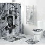 Nat Turner Bathroom Set Black History Rebellion - Vintage Newspaper
