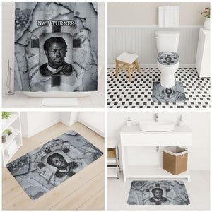 Nat Turner Bathroom Set Black History Rebellion - Vintage Newspaper