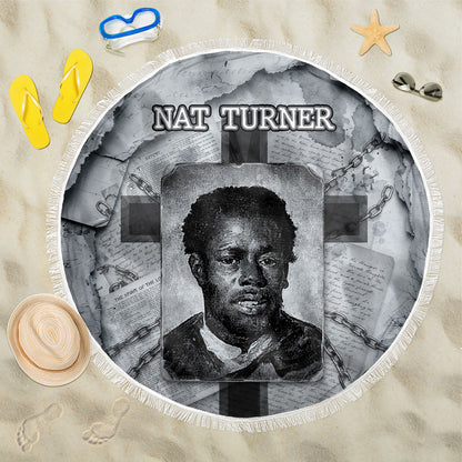 Nat Turner Beach Blanket Black History Rebellion - Vintage Newspaper