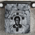 Nat Turner Bedding Set Black History Rebellion - Vintage Newspaper