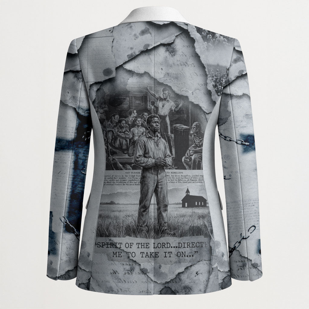 Nat Turner Blazer Black History Rebellion - Vintage Newspaper
