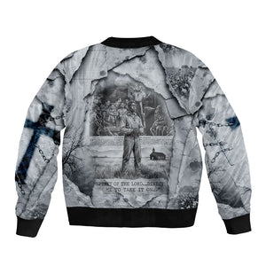 Nat Turner Bomber Jacket Black History Rebellion - Vintage Newspaper