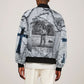 Nat Turner Bomber Jacket Black History Rebellion - Vintage Newspaper