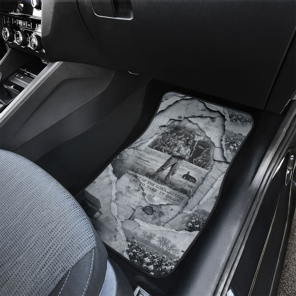 Nat Turner Car Mats Black History Rebellion - Vintage Newspaper