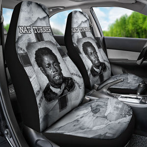 Nat Turner Car Seat Cover Black History Rebellion - Vintage Newspaper