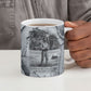 Nat Turner Ceramic Mug Black History Rebellion - Vintage Newspaper