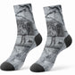 Nat Turner Crew Socks Black History Rebellion - Vintage Newspaper