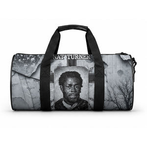 Nat Turner Duffle Bag Black History Rebellion - Vintage Newspaper
