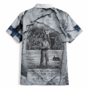 Nat Turner Hawaiian Shirt Black History Rebellion - Vintage Newspaper