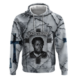 Nat Turner Hoodie Black History Rebellion - Vintage Newspaper