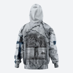 Nat Turner Hoodie Black History Rebellion - Vintage Newspaper