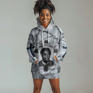 Nat Turner Hoodie Dress Black History Rebellion - Vintage Newspaper
