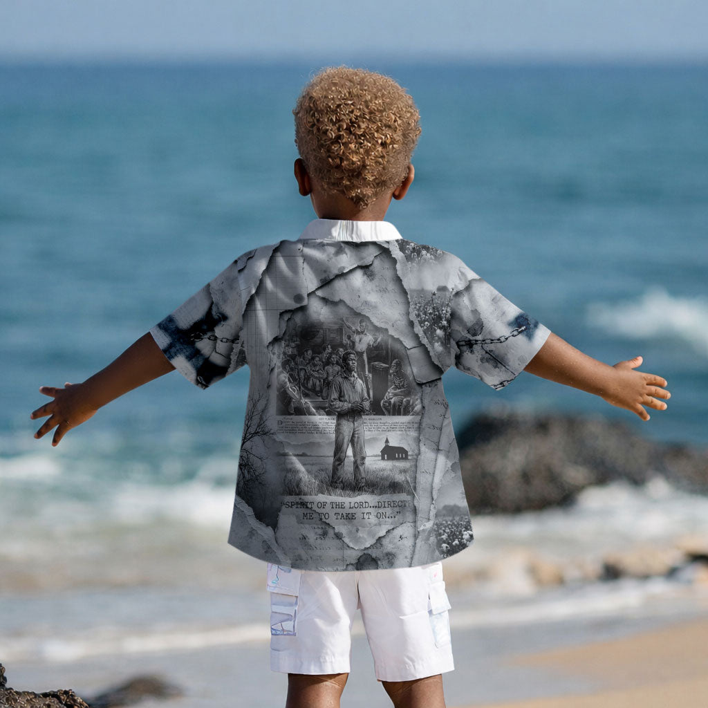 Nat Turner Kid Hawaiian Shirt Black History Rebellion - Vintage Newspaper